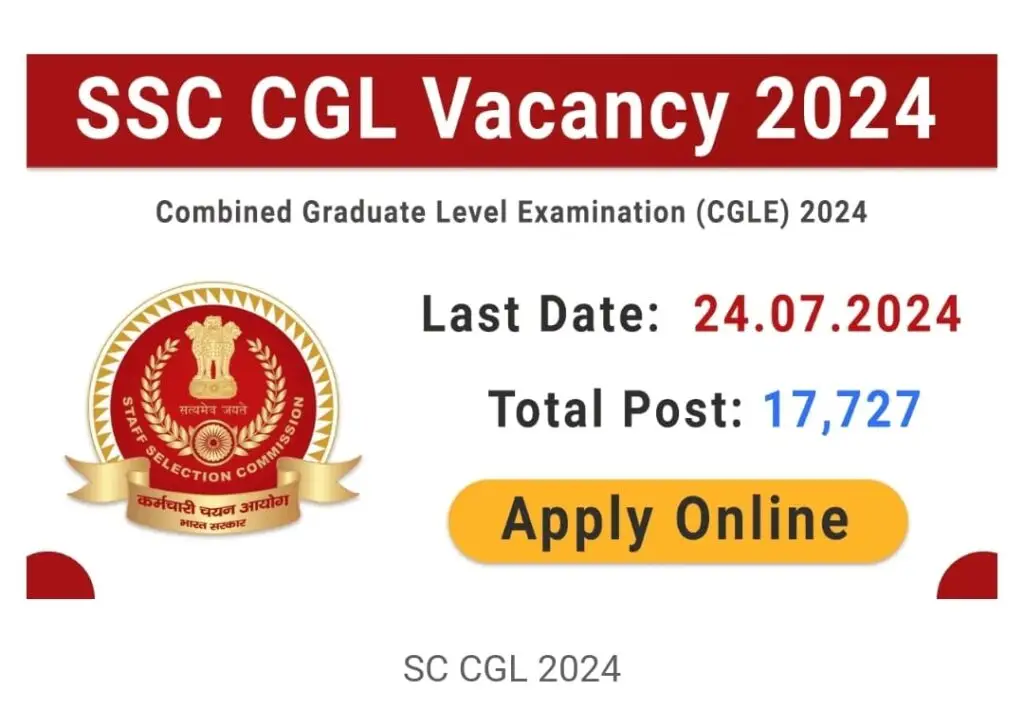 ssc cgl vacancy 2024