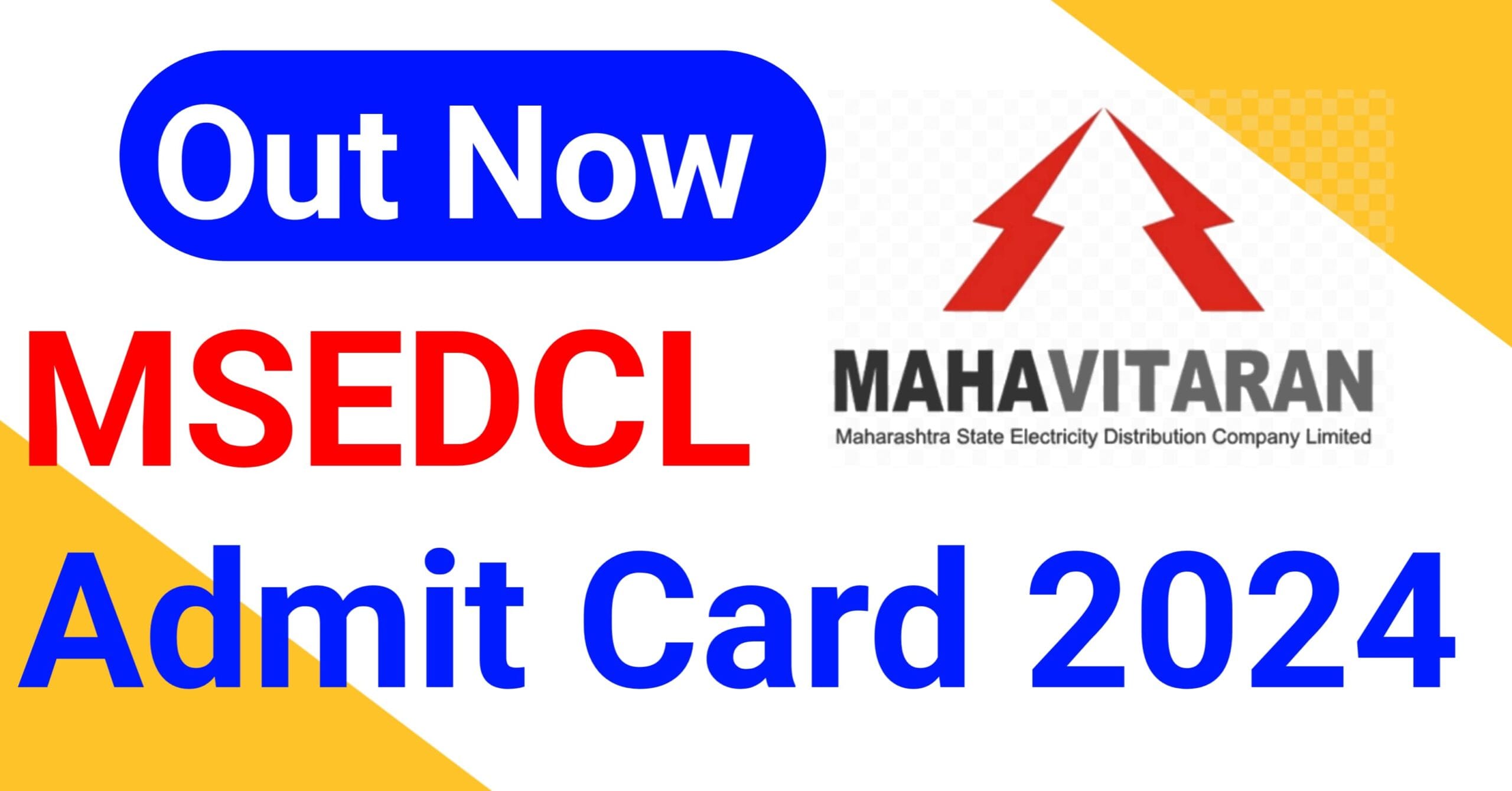 MSEDCL Admit Card 2024