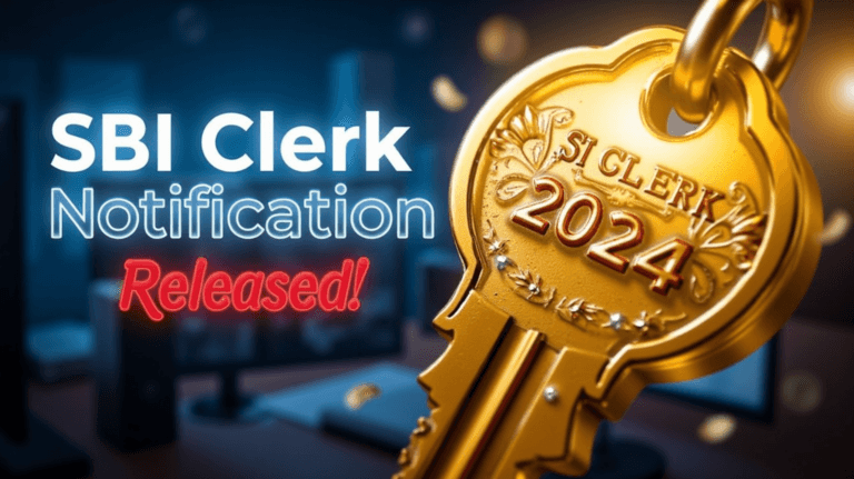 SBI Clerk Notification 2024