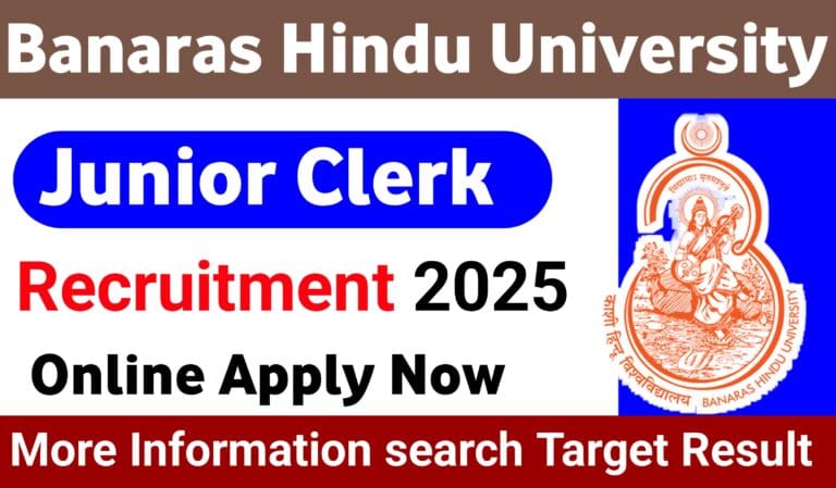 Banaras Hindu University BHU Junior Clerk Recruitment 2025