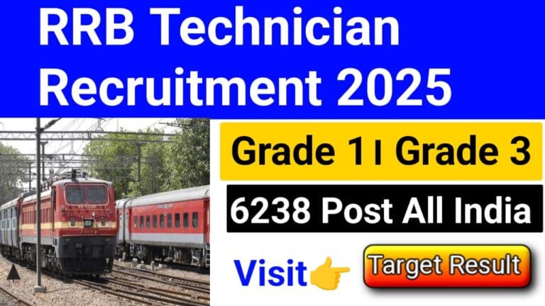 RRB Technician Recruitment 2025