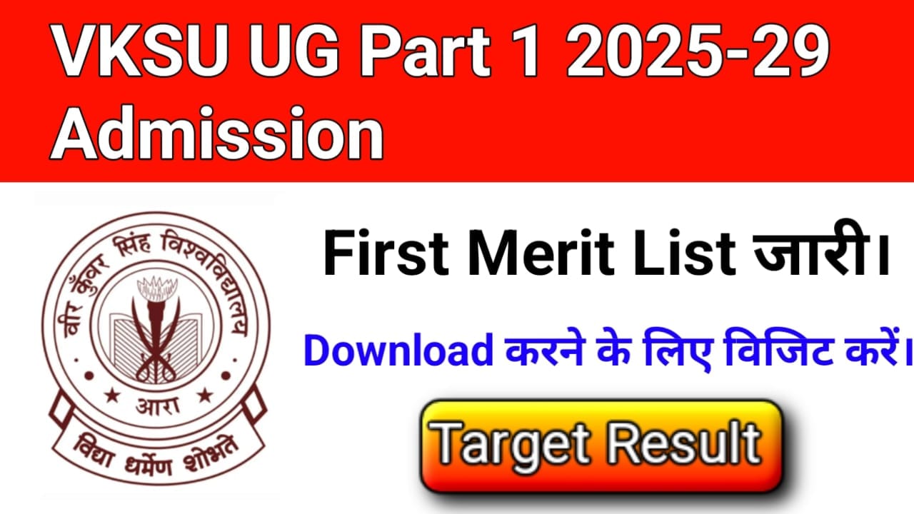 VKSU UG 1st Merit List 2025-29 1 VKSU UG 1st Merit List 2025