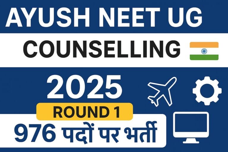 Ayush Neet UG Counselling 2025
