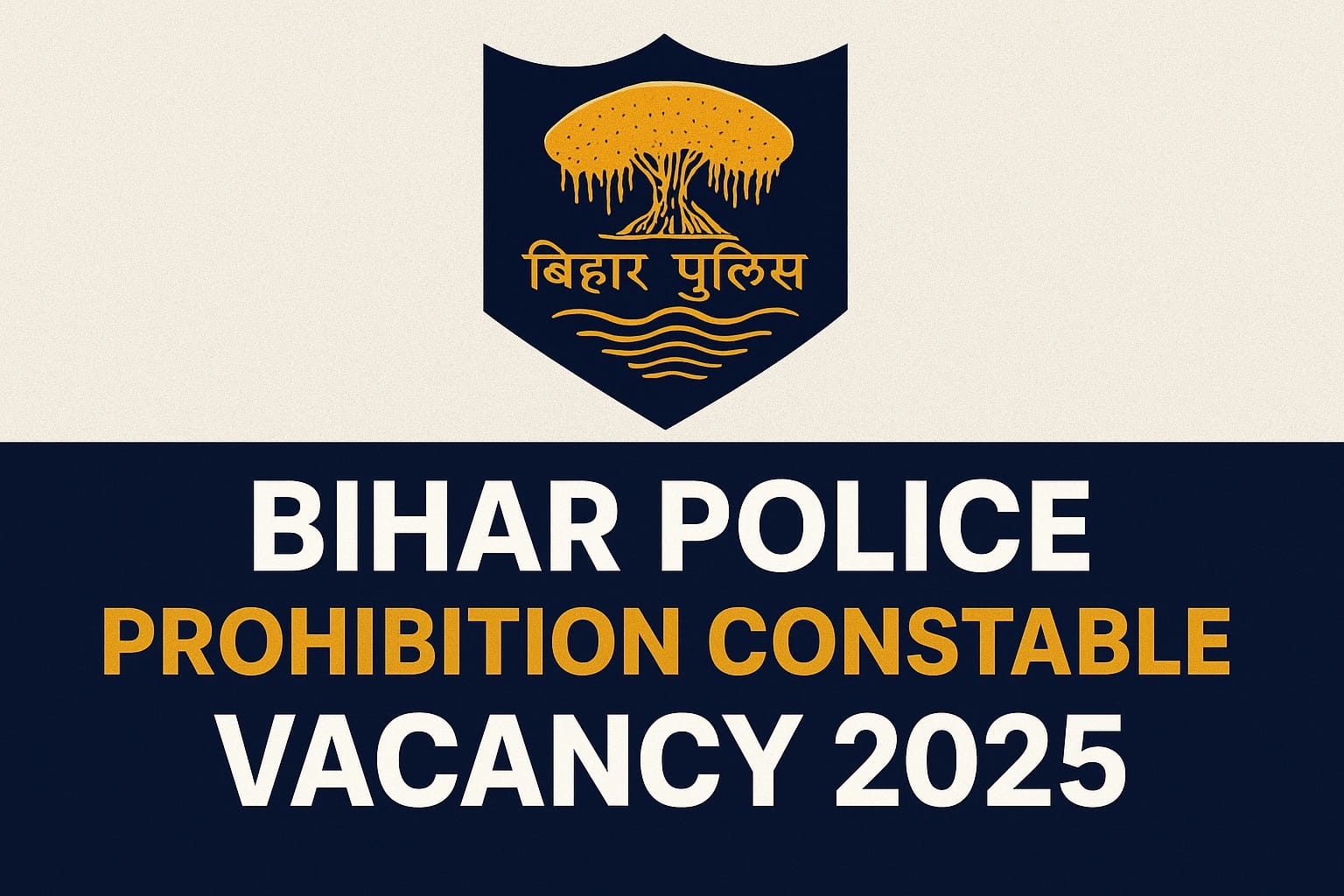 Bihar Police Prohibition Constable Vacancy 2025