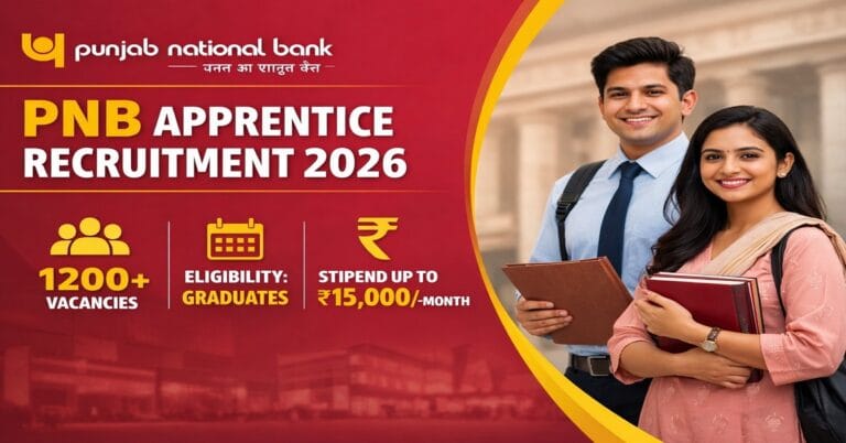 PNB Apprentice Recruitment 2026