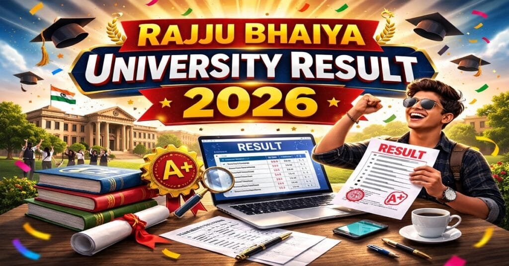 Rajju Bhaiya University Result 2026: BA, BSc, BCom Results Declared ...