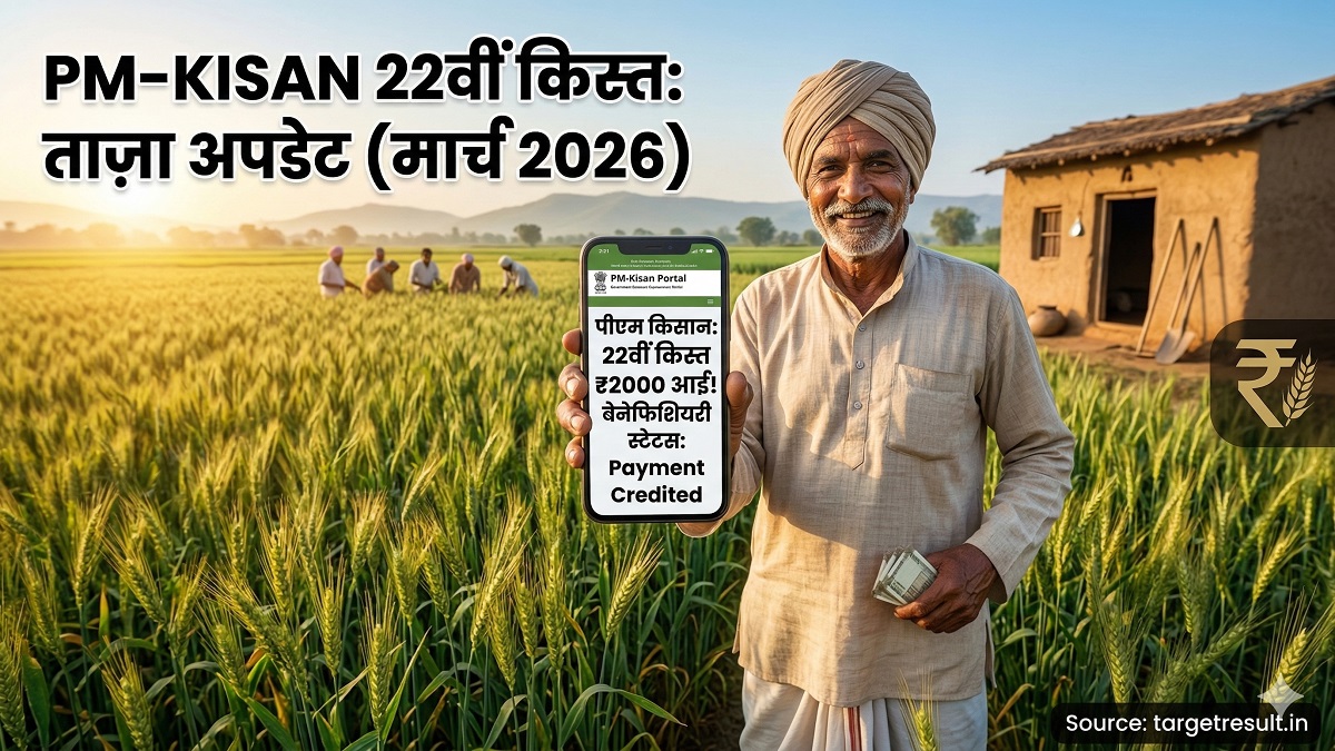 PM Kisan 22nd Installment Date 2026: क्या 13 मार्च को आएगी 22वीं किस्त? यहाँ देखें ताज़ा अपडेट और बेनेफिशियरी स्टेटस 1 PM Kisan 22nd Installment Date 2026