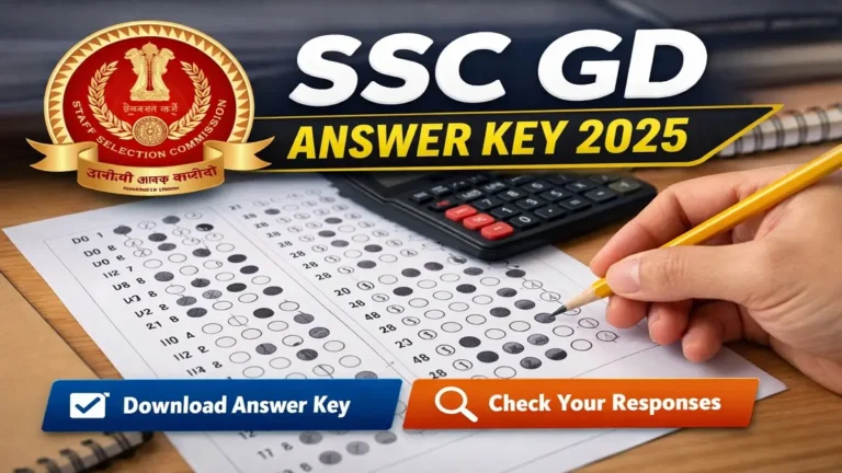 SSC GD Answer Key 2025