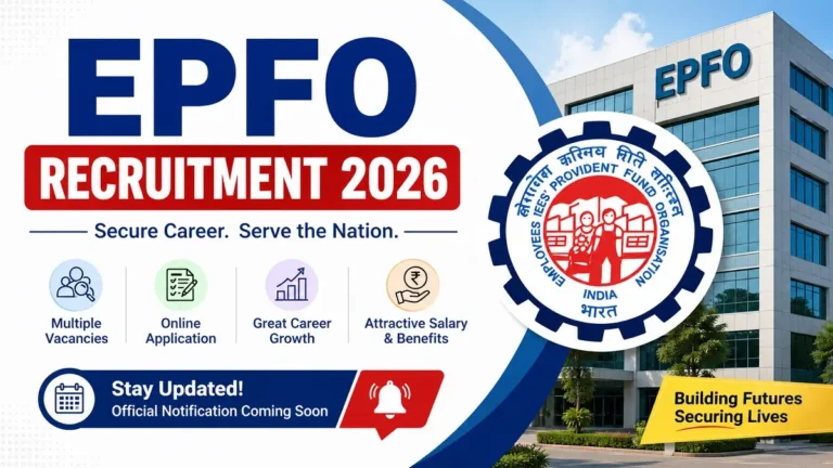EPFO Recruitment 2026