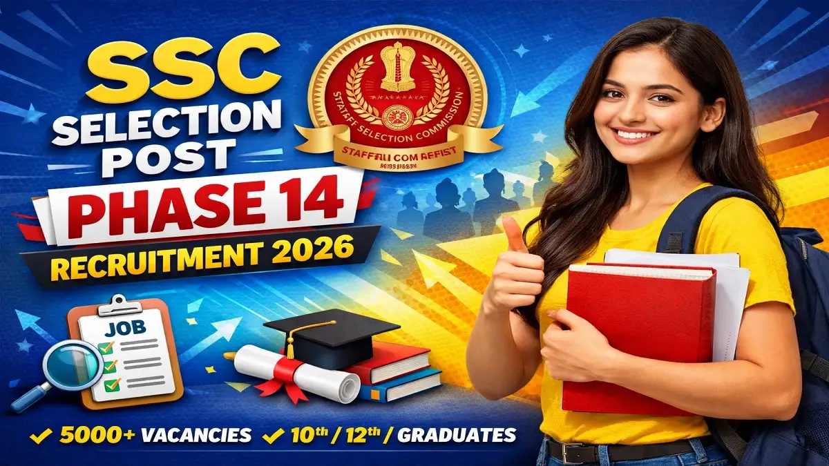 SSC Selection Post Phase 14 Recruitment 2026