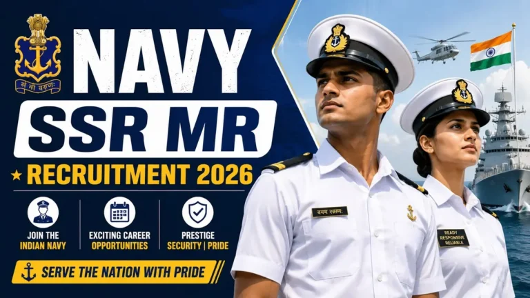 Navy SSR MR Recruitment 2026