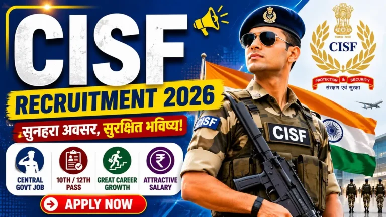 CISF Recruitment 2026