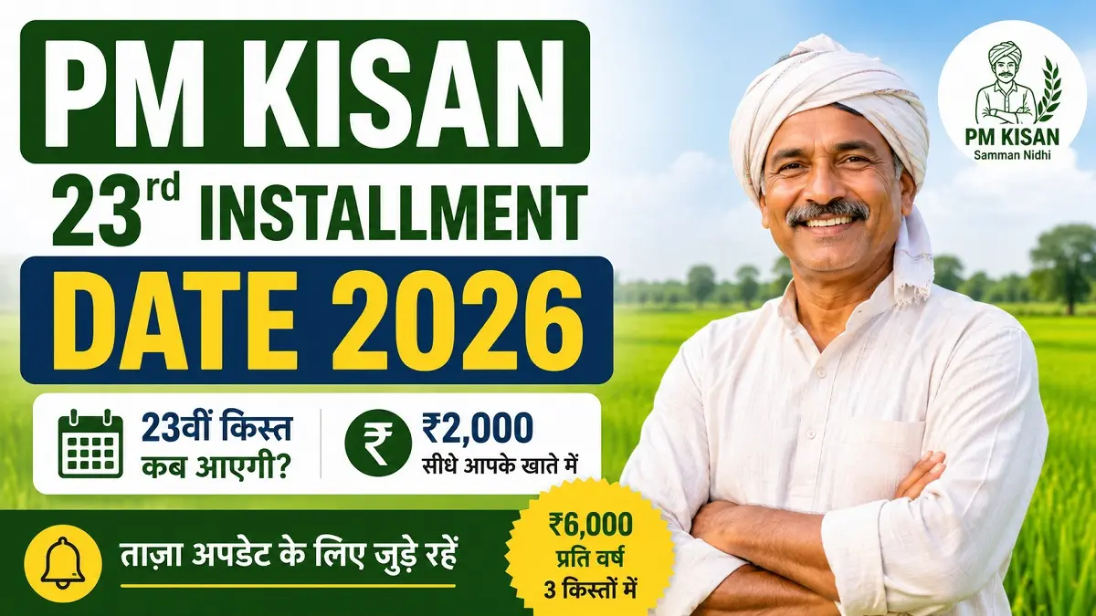 PM Kisan 23rd Installment Date 2026